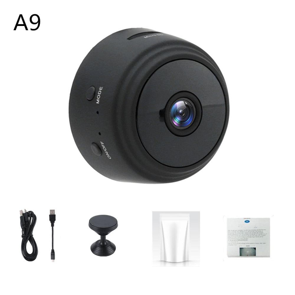 
  
  A9S New Version Wifi Mini Camera With Battery 1080P Night Vision Motion Detection Wireless IP Cam With Remote Indoor Smart Home
  
