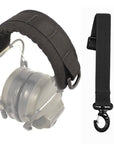 Outdoor Tactical Headphone Cover MOLLE Headwear Extended Edition Battle Earphone Cover Comfortable and Breathable