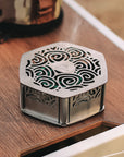 Outdoor Magnetic Mosquito Incense Box Camping Portable Stainless Steel Windproof Hollow Multi functional Mosquito Incense Plate