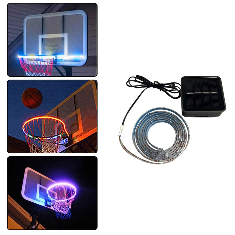 
  
  1 PCS LED Basketball Hoop Light Basketball Rim Changing  Induction Lamp Shoot Hoops Solar Light Playing At Night LED Strip Lamp
  
