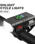 Rechargeable bicycle cycling night light USB light T6 light Strong flashlight Mountain bike front and rear light accessories