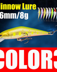 AFISHLURE Bass Wobblers Trout Fishing Lure  66mm/8g Minnow  Hard Baits Iscas Artificial Pesca Leurre