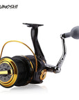 YUMOSHI Fishing Reel 12 + 1 Ball Bearings Aluminum Alloy Spool Coil Wheel  Fishing Reels 8000 / 9000 Series