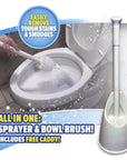 New Toilet Brush Spray Away Cleaning Brush For Toilet Household Floor Cleaning Bathroom Accessories