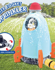 New Children's Outdoor Lift-Off Water Spray Toys Parent-Child Interactive Space Rocket Sprinkler Water Play Toys