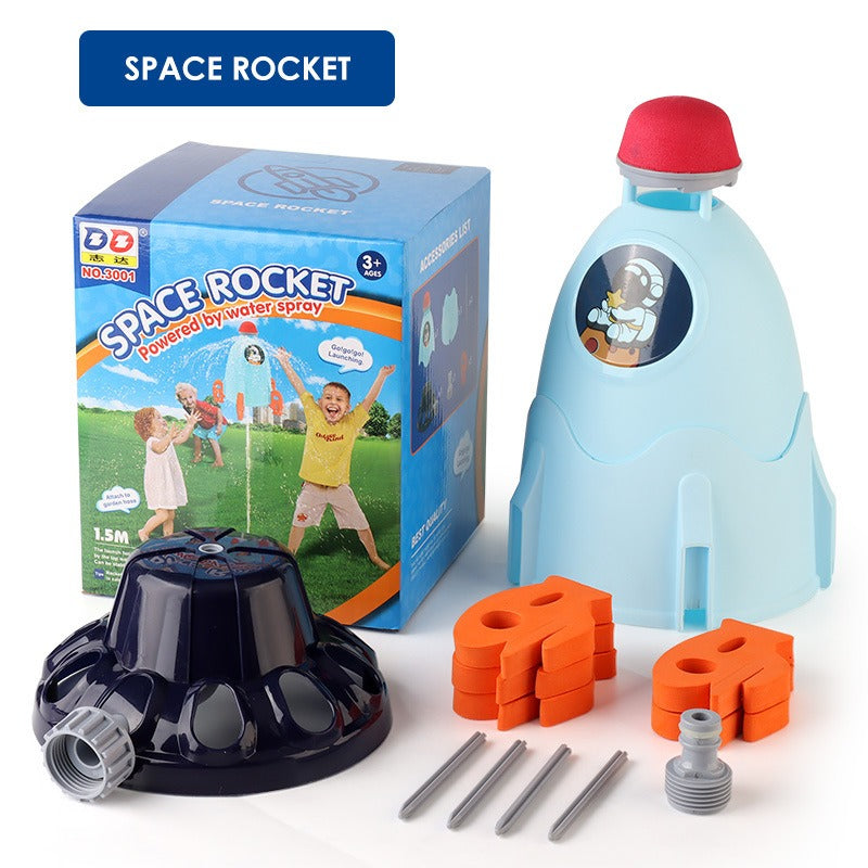 
  
  New Children's Outdoor Lift-Off Water Spray Toys Parent-Child Interactive Space Rocket Sprinkler Water Play Toys
  
