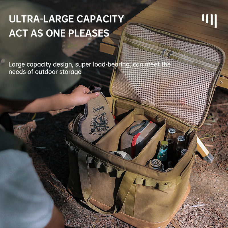 
  
  Outdoor Handbag Anti-Collision Storage Box Camping Waterproof Debris Bag Tableware and Kitchen Utensils Storage Bag
  
