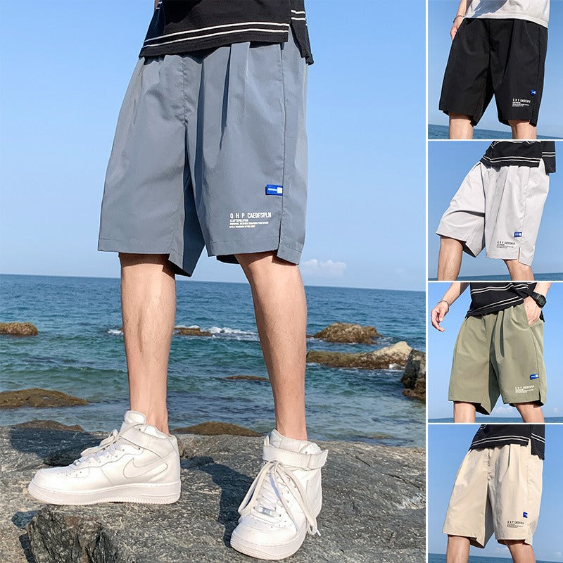 
  
  Ice Silk Shorts Mens Summer Thin Outwear Quick Drying Casual Pants Mens Five Point Trend Beach Basketball Sports Pants
  
