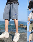 Ice Silk Shorts Mens Summer Thin Outwear Quick Drying Casual Pants Mens Five Point Trend Beach Basketball Sports Pants