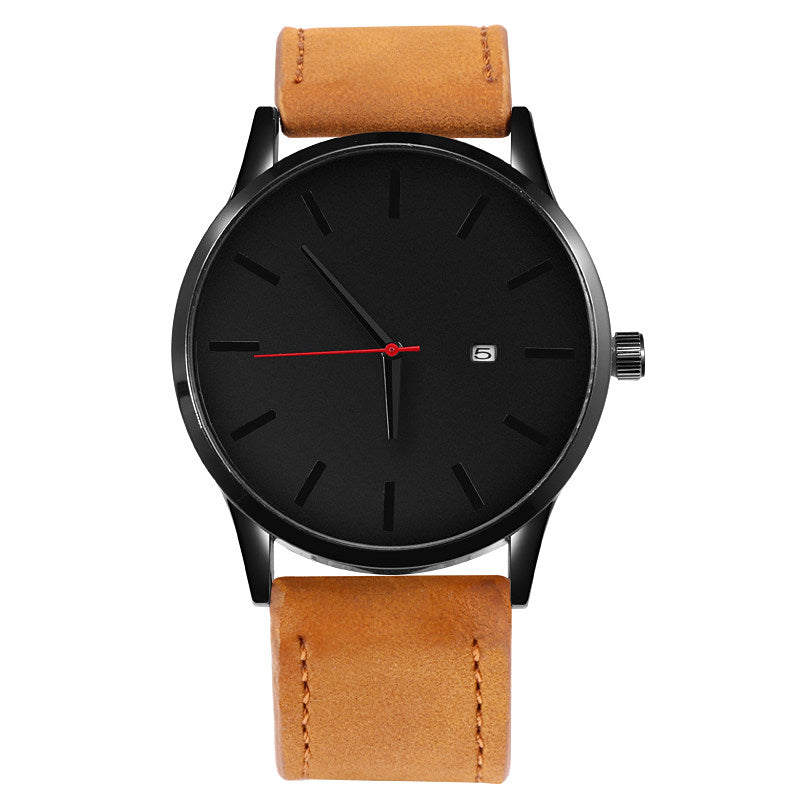 
  
  Men's Watches Fashion Leather Quartz Watch Men Casual Sports Male erkek kol saati Wristwatch Montre Hombre Relogio Masculino
  
