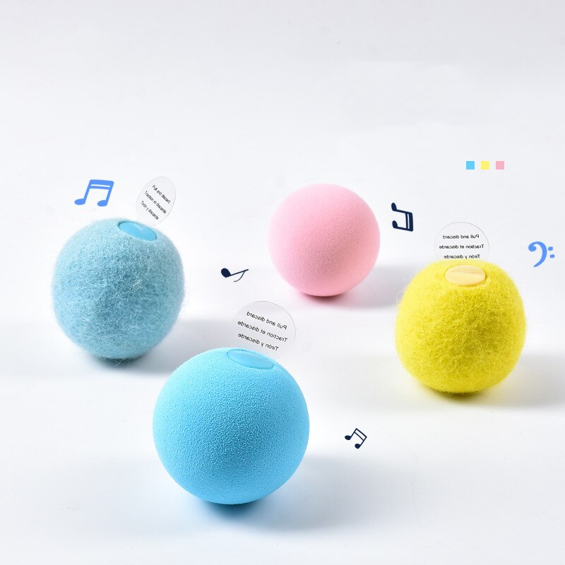 
  
  Smart Cat Toys Interactive Ball Catnip Cat Training Toy Pet Playing Ball Pet Squeaky Supplies Products Toy for Cats Kitten Kitty
  
