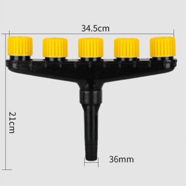 Multi-Head Spraying Porous Spray Head Watering Vegetable Garden Watering Water Pipe Spray Water Sprinkler Sprayer Nozzle