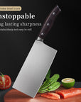 Chef knife  7Cr17mov  Stainless Steel Kitchen GoodsProfessional Cooking Tool