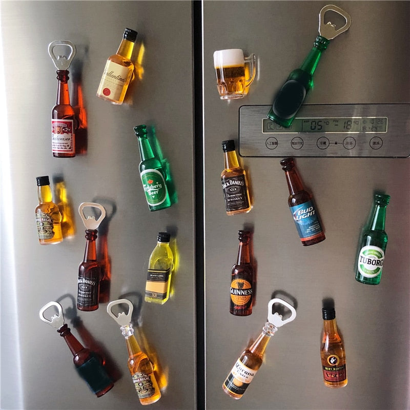 
  
  Retro Creative Personality Mini Beer Bottle Opener Home Drink Bottle Opener Refrigerator Stick Bar Magnetic Stickers Decoration
  
