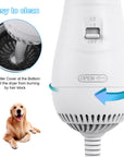 2-In-1 Portable Dog Dryer Dog Hair Dryer And Comb Brush Pet Grooming Cat Hair Comb Dog Fur Blower Low Noise