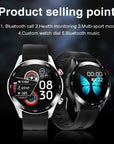 E1-2 Smart Watch Men Bluetooth Call Custom Dial Full Touch Screen Waterproof Smartwatch For Android IOS Sports Fitness Tracker