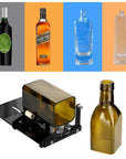 Glass Bottle Cutter Square and Round Wine Beer Glass Sculptures Cutter for DIY Glass Cutting Machine Metal Pad Bottle Holder