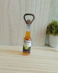 Retro Creative Personality Mini Beer Bottle Opener Home Drink Bottle Opener Refrigerator Stick Bar Magnetic Stickers Decoration