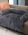 Winter Large Dog Sofa Bed with Zipper Dogs Bed Removable Cover Plush Kennel Cat Beds Mats House Sofa Bed Mat for Large Dog