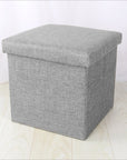 Simple Fabric Storage Storage Stool Folding Shoe Bench Footstool Can Sit With Lid Storage Box Stool 30*30*30cm/40*25*25cm