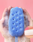 Creative Silicone Bubble Bath Brush Double-Sided Massage Scalp Backrubbing Bath Massage Brush  Skin Clean Shower Brushes