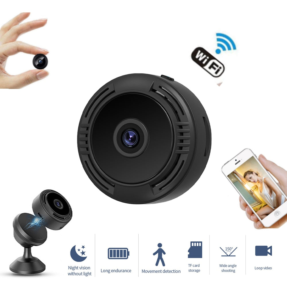 
  
  A9S New Version Wifi Mini Camera With Battery 1080P Night Vision Motion Detection Wireless IP Cam With Remote Indoor Smart Home
  
