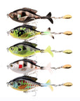 9.5cm/16.9g Propeller Rotary Tractor Bait Path Sub Bait Floating Water Rock Small Fat Water System Wave Climbing Fish bait