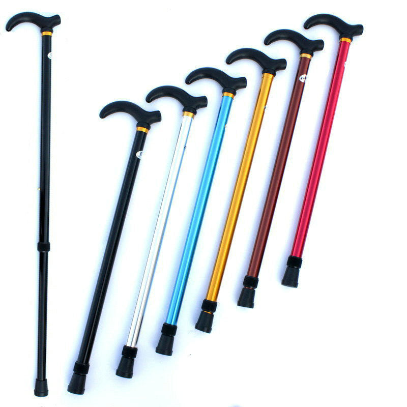 
  
  Aluminum Alloy Telescopic Crutch, Two Section Telescopic Crutch, Anti Slip Elderly Walking Stick, Mountain Climbing Stick
  
