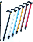 Aluminum Alloy Telescopic Crutch, Two Section Telescopic Crutch, Anti Slip Elderly Walking Stick, Mountain Climbing Stick