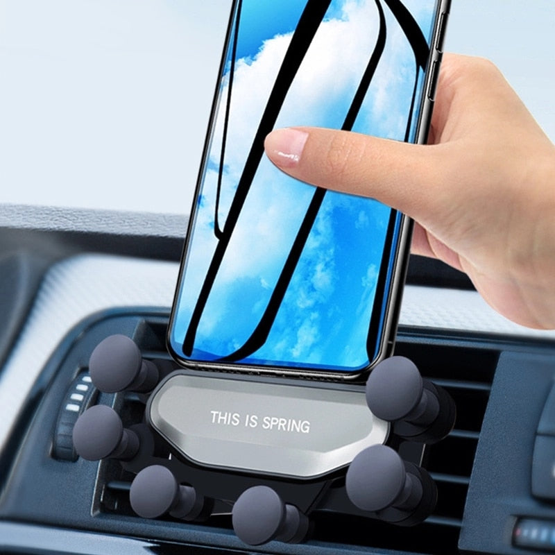 
  
  One Universal Car Phone Holder GPS Stand Gravity Stand For Phone in Car Stand No Magnetic For iPhone X 8 Xiaomi Support
  
