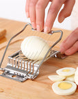 Stainless steel kitchen gadget egg slicer egg cutter Century egg splitter