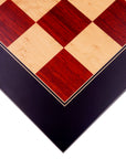 Padauk / Birdeye Maple Wooden International Chess Board