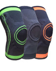 Sports Pressure Knee Pads Running and Cycling Basketball Straps Knee Pads Breathable Wrapping Knee Pads 3D Pressure Knee Pads