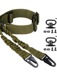 New Ordinary Two-Point Tactical Gun Rope CS Nylon Tactical Shoulder Belt Cross Body Nylon Gun Belt Set