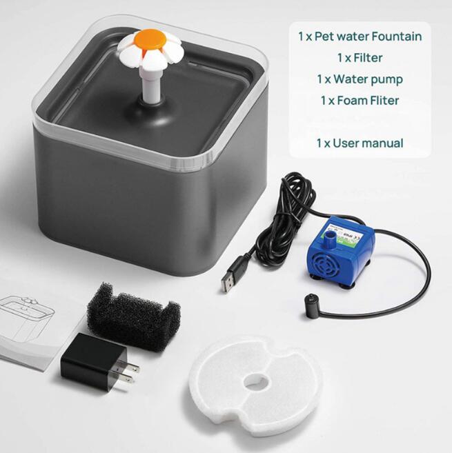 
  
  Automatic Cat Water Fountain Filter Indoor 2L LED Drinker for cats Water Dispenser Pet Drinking Fountain for cats Feeder
  
