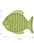 Fish Shape Silicone Bowl Dog Lick Mat Slow Feeding Food Bowl For Small Medium Dogs Puppy Cat Treat Feeder Dispenser Pet Supplies