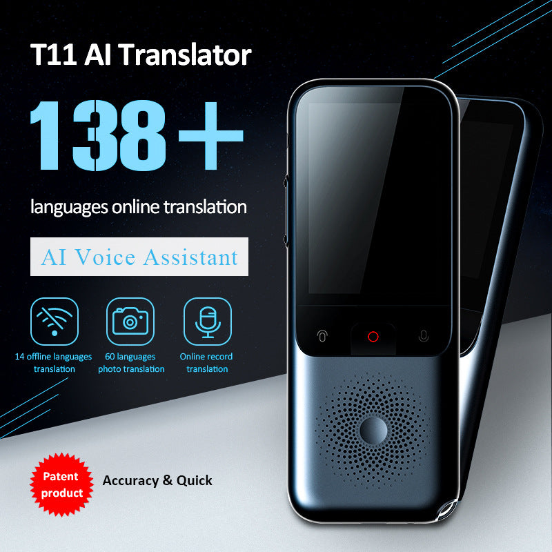 
  
  T11 Intelligent Voice Translator 14 Countries 138 Languages WIFI Camera Recording Intelligent Voice Translator
  
