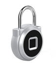 Smart Fingerprint Lock Bluetooth APP Electronic Smart Padlock Non-Password Lock Home Locker Anti-Theft Fingerprint Lock