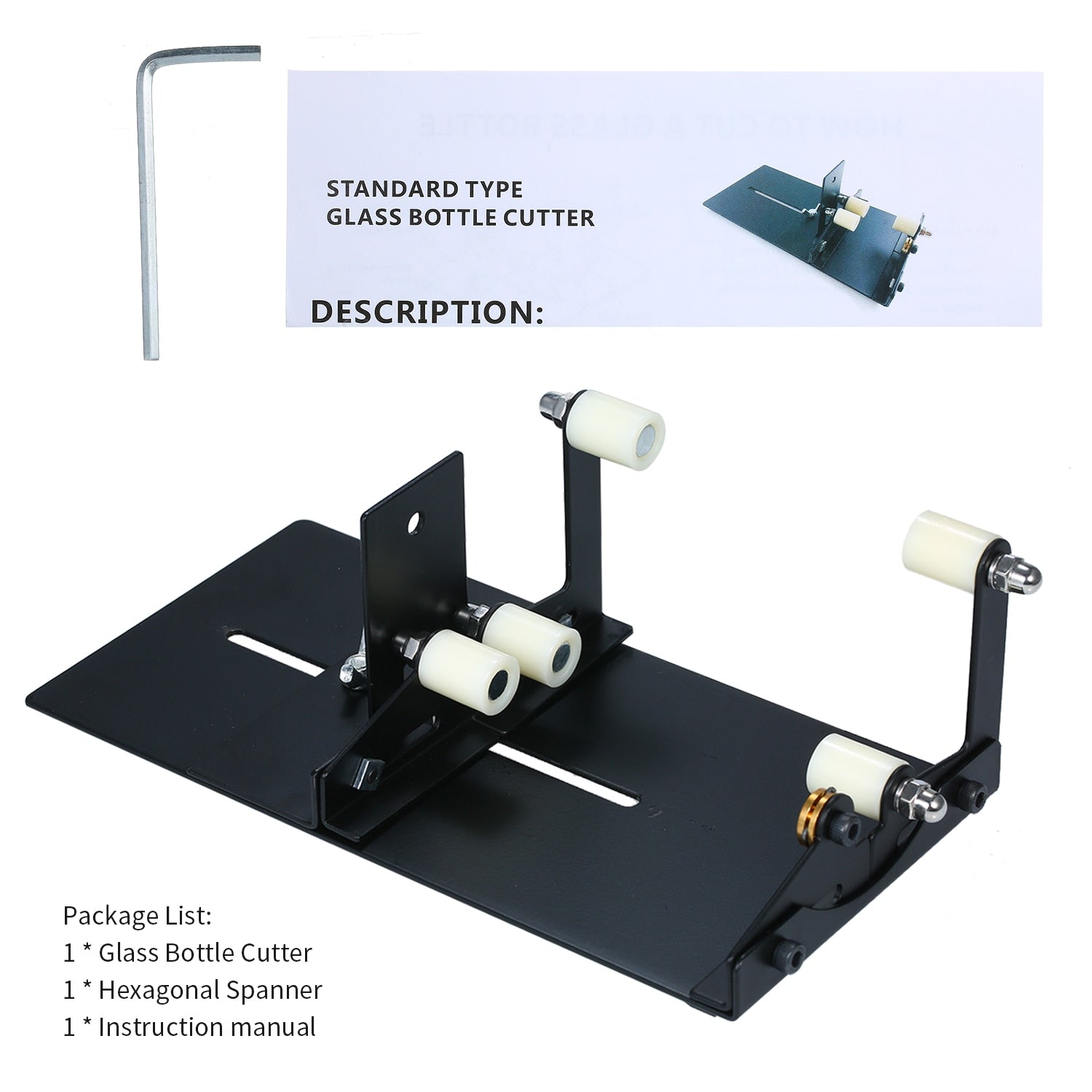 
  
  Glass Bottle Cutter Square and Round Wine Beer Glass Sculptures Cutter for DIY Glass Cutting Machine Metal Pad Bottle Holder
  
