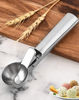 430 Stainless Steel Ice Cream Scoop Dual-Use Function Fruit Scoop Ice Cream Scoop Ball Scoop