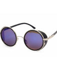 Retro Steampunk Sunglasses Round Designer