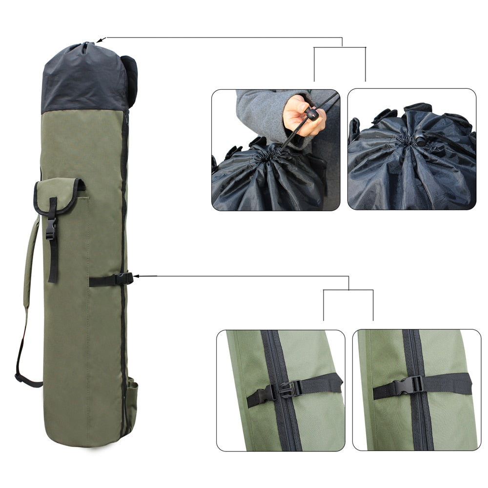 
  
  Fishing Portable Multifunction Nylon Fishing Bags Fishing Rod Bag Case Fishing Tackle Tools Storage Bag
  
