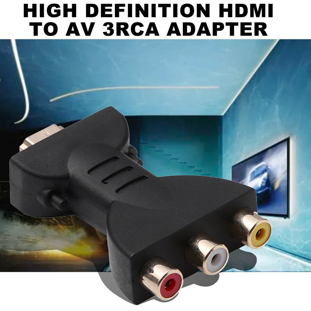 
  
  HDMI to RCA Adapter HDMI to 3RCA Converter HDMI to Old TV Lotus Head HDMI I Adapter
  
