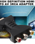 HDMI to RCA Adapter HDMI to 3RCA Converter HDMI to Old TV Lotus Head HDMI I Adapter