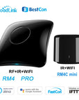 Broadlink RM4 Pro Rm4C Mini Smart Home Automation WiFi IR RF Universal Intelligent Remote Controller Work With Alexa