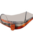 Automatic Quick Opening Mosquito Net Hammock Outdoor Camping Pole Mosquito Net Hammock Anti Roll Nylon Hammock