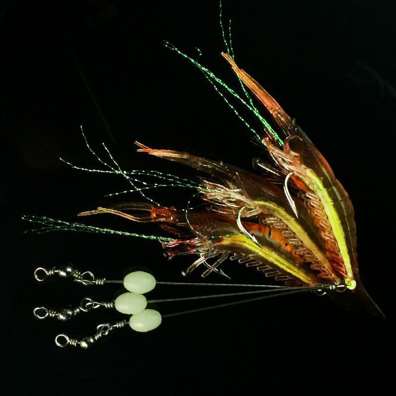 
  
  Soft Worm Luminous Bionic Shrimp 8 Lua Soft Shrimp Fake Bait Freshwater Pass Kill Bass Black Fish Warped Mouth Sea Fishing Bait Fish
  
