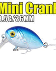 AFISHLURE  36mm 3.5g Crank Bait Hard Plastic Artificial Fishing Lure Fake carp Pesca  Wobbler Leurre Peche  Isca