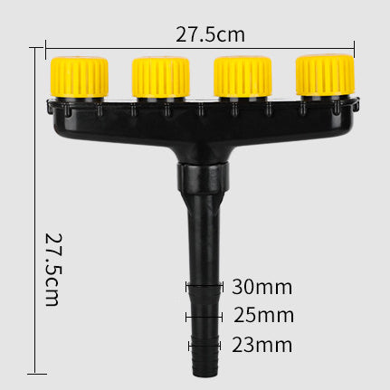 Multi-Head Spraying Porous Spray Head Watering Vegetable Garden Watering Water Pipe Spray Water Sprinkler Sprayer Nozzle