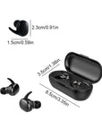 TWS Bluetooth 5.0 Wireless Stereo Earphones Earbuds In-ear Noise Reduction Waterproof Headphone Headset With Charging Case